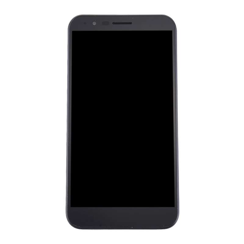 TFT LCD Screen for LG Stylo 3 Plus / TP450 / MP450 Digitizer Full Assembly with Frame (Black)