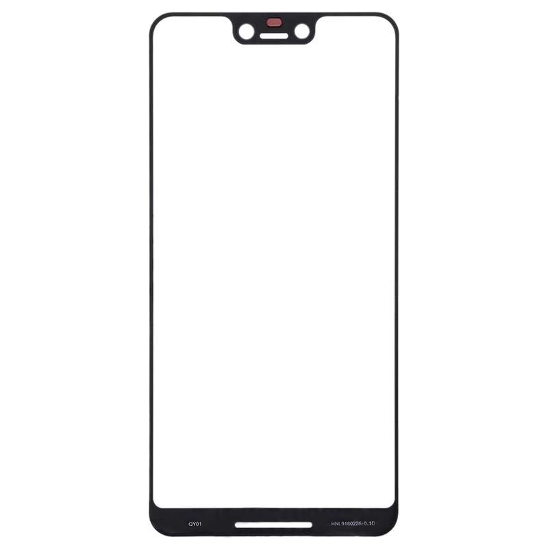 Front Screen Outer Glass Lens for Google Pixel 3 XL(Black)
