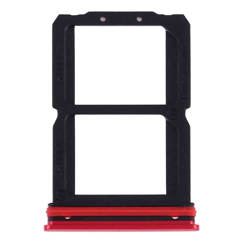 For OnePlus 7 SIM Card Tray + SIM Card Tray (Red)
