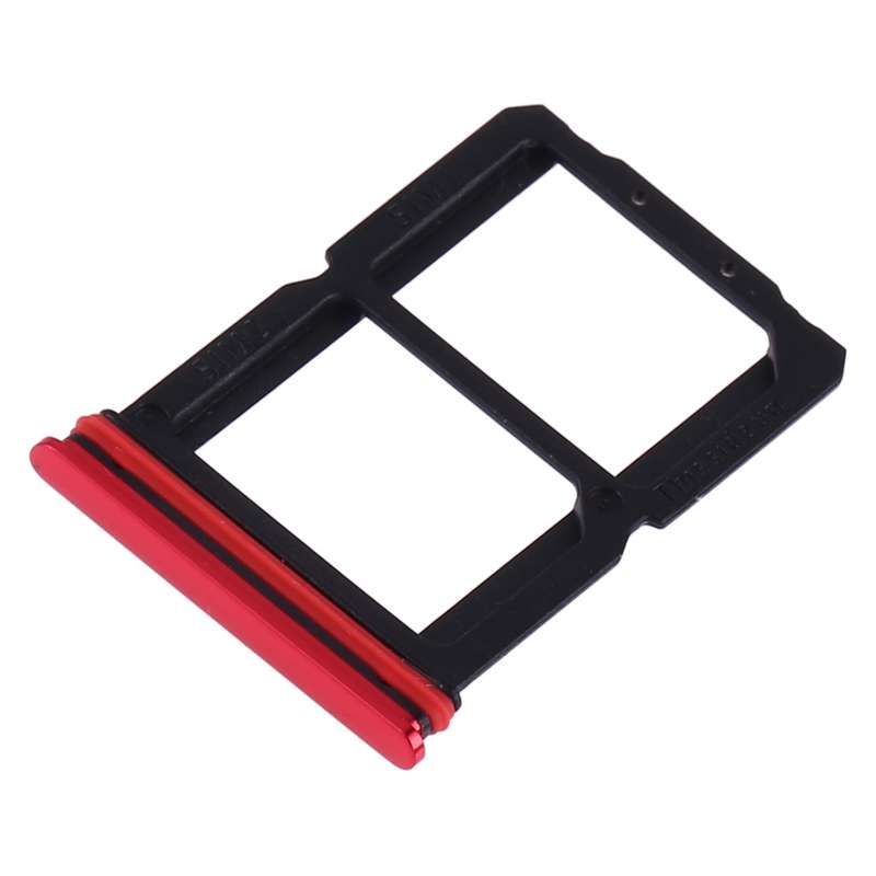 For OnePlus 7 SIM Card Tray + SIM Card Tray (Red)