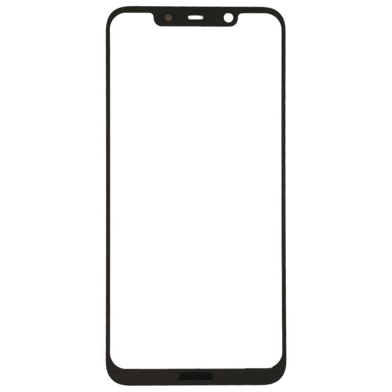 Front Screen Outer Glass Lens for Nokia X7 / 8.1 / 7.1 Plus TA-1131(Black)