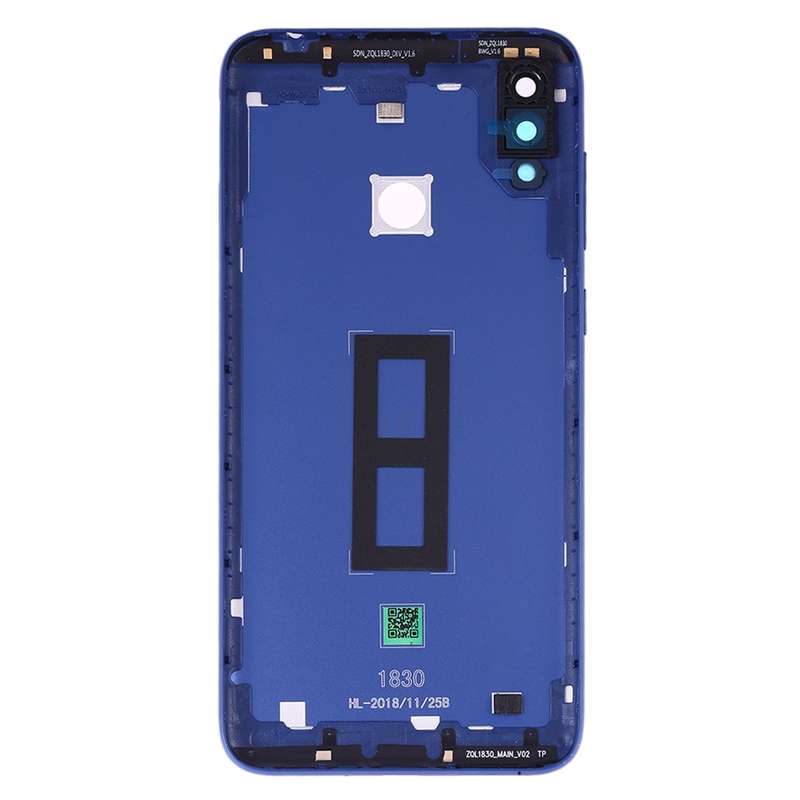 Battery Back Cover with Camera Lens for Asus Zenfone Max M2 ZB633KL ZB632KL(Blue)
