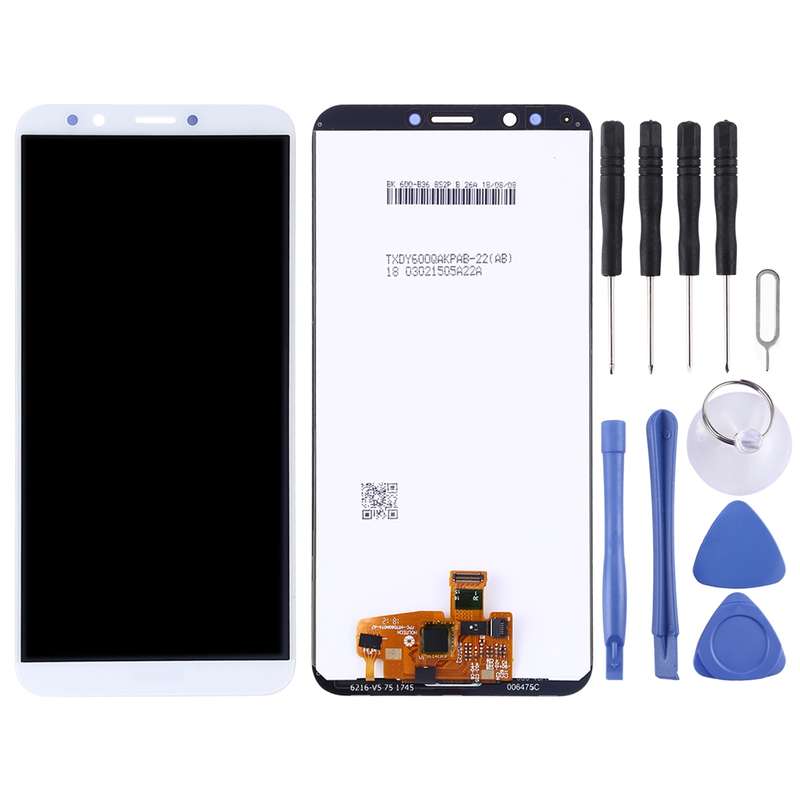 OEM LCD Screen for Huawei Y7 Prime (2018) with Digitizer Full Assembly (Black)