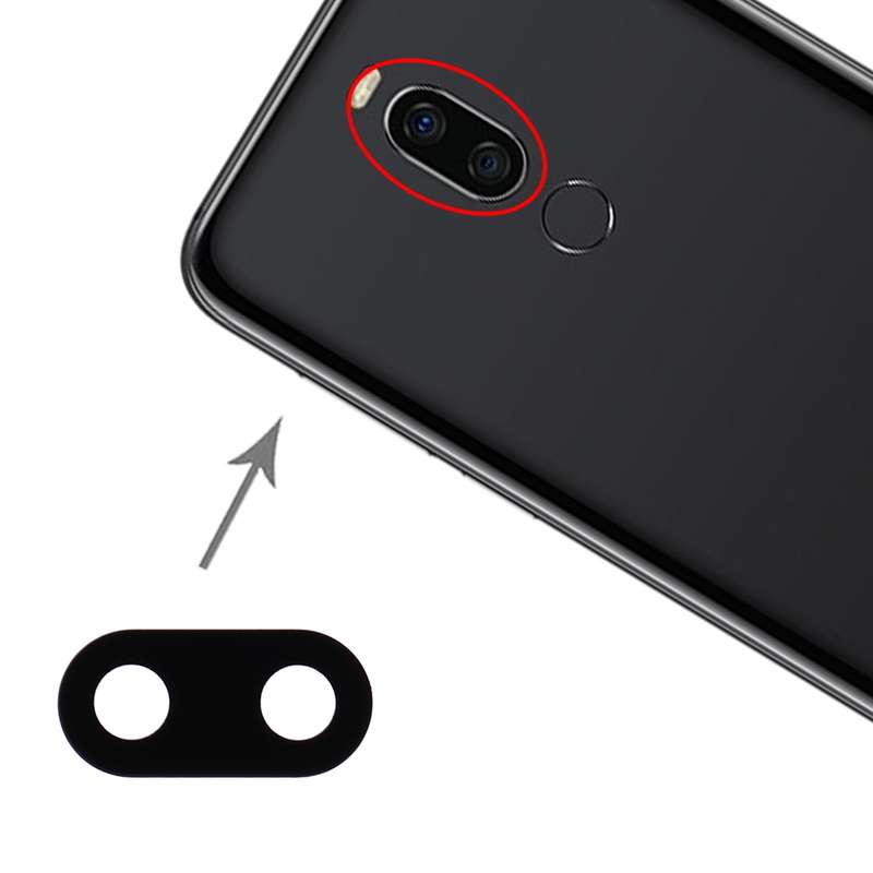 For Meizu X8 10pcs Back Camera Lens