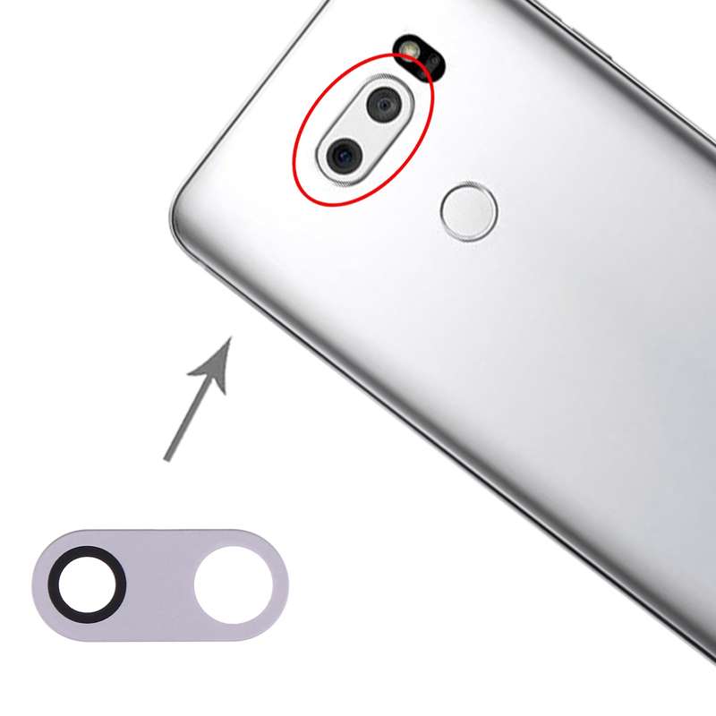 10 PCS Back Camera Lens for LG V30 H930 H933 (Black)