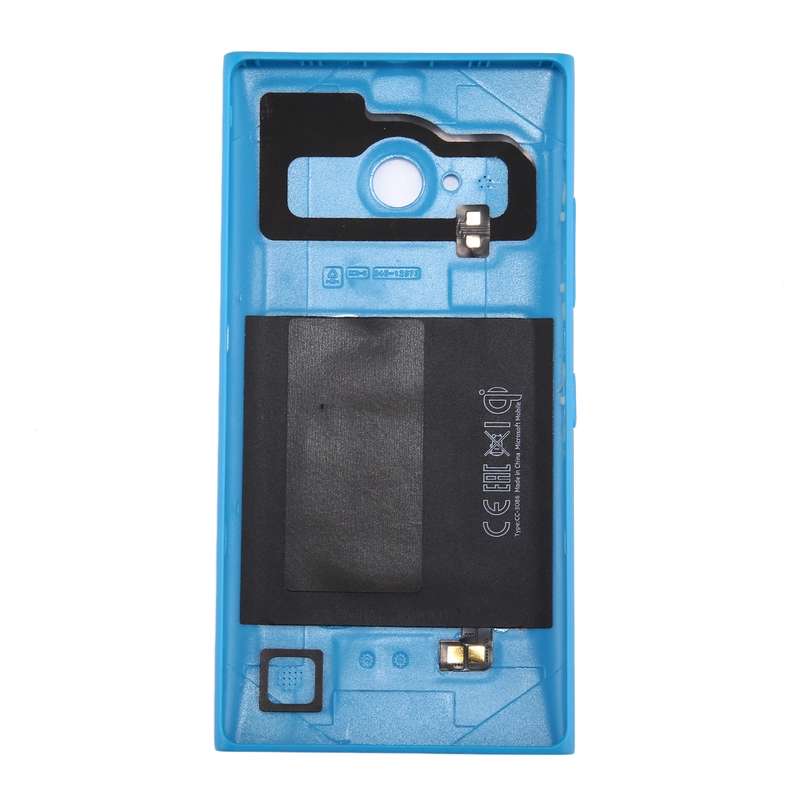 Solid Color NFC Battery Back Cover for Nokia Lumia 735 (Orange)