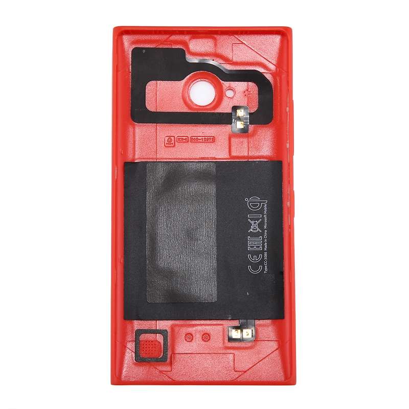 Solid Color NFC Battery Back Cover for Nokia Lumia 735 (Orange)