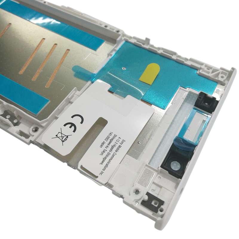 Front Housing LCD Frame Bezel for Sony Xperia L1 (White)