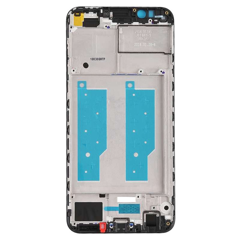 Front Housing LCD Frame Bezel for Huawei Honor Play 7C(White)