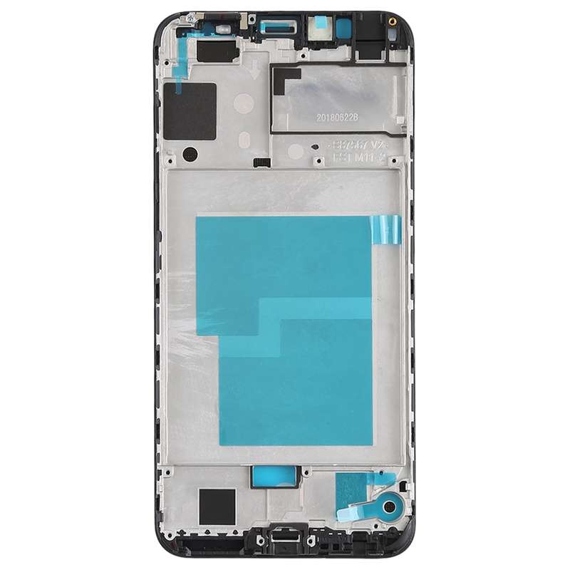 Front Housing LCD Frame Bezel for Huawei Honor Play 7A(Black)
