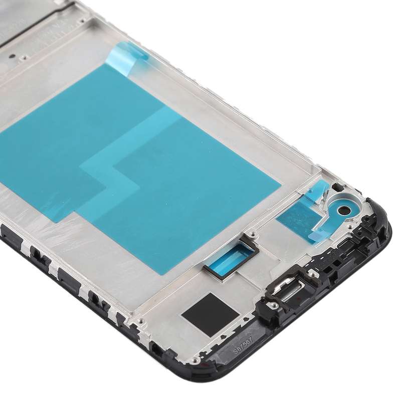 Front Housing LCD Frame Bezel for Huawei Honor Play 7A(Black)