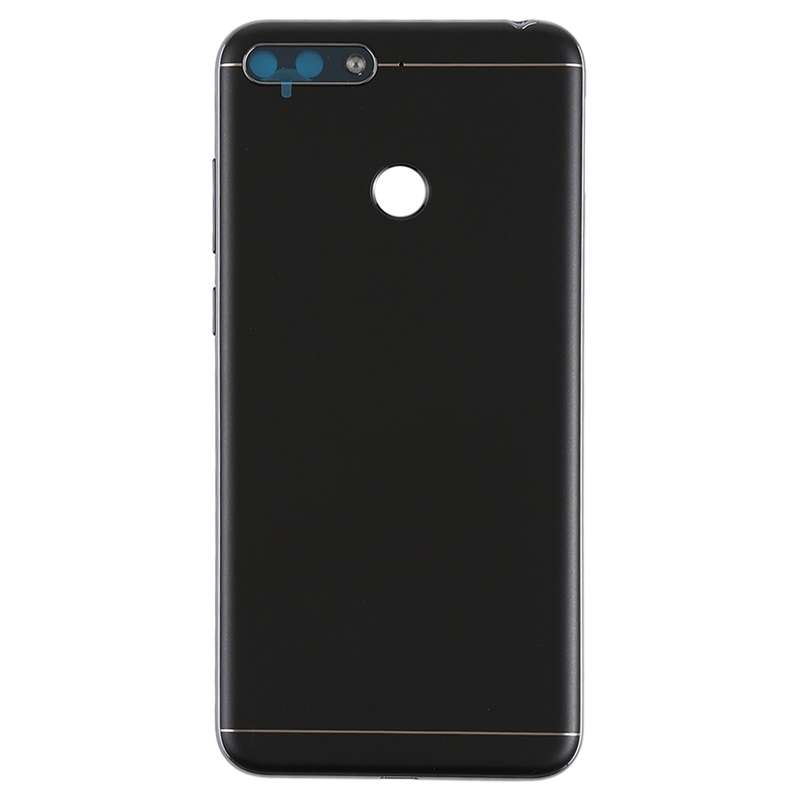 Back Cover with Side Keys & Camera Lens for Huawei Honor Play 7A(Black)