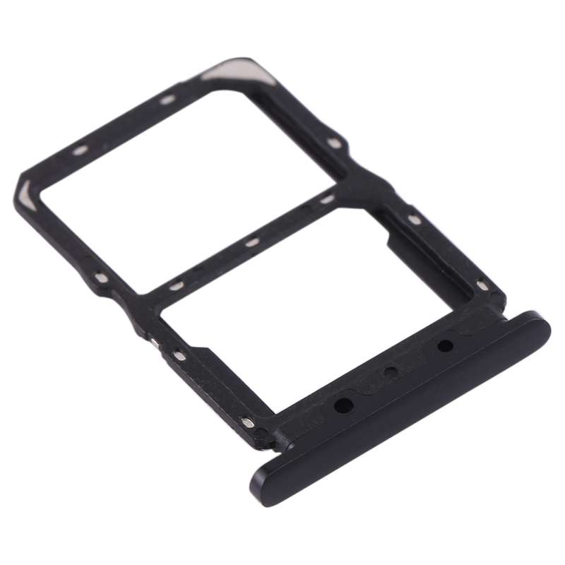 SIM Card Tray + NM Card Tray for Huawei Nova 5 (Black)