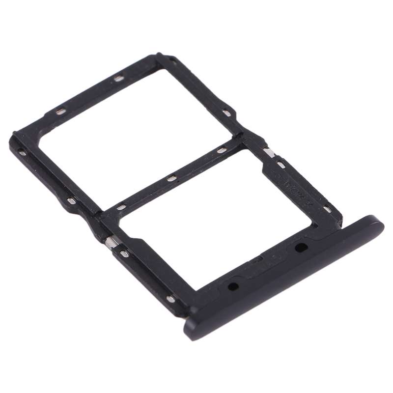 SIM Card Tray + NM Card Tray for Huawei Nova 5 (Black)