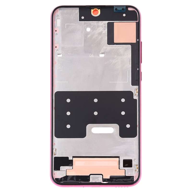 Middle Frame Bezel Plate with Side Keys for Huawei Honor 20i(Red)