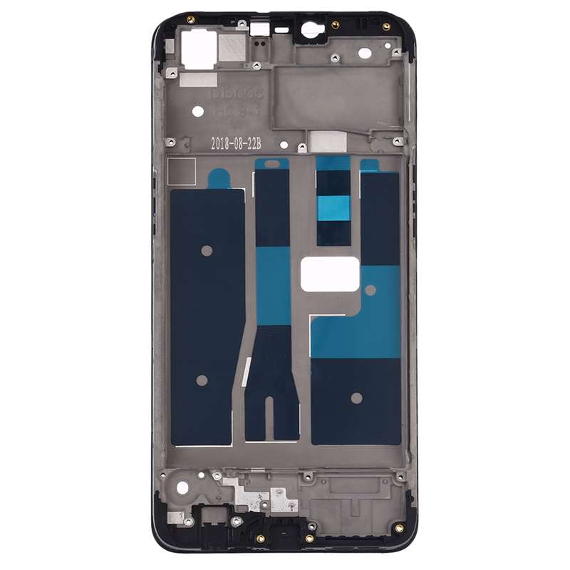 For OPPO A5 / A3s Front Housing LCD Frame Bezel Plate (Black)