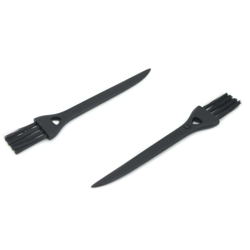 10 PCS JIAFA P8842 Flat Head Shrill Tail Cleaning Brush, Length: 8.5cm(Black)