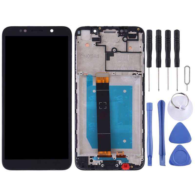 OEM LCD Screen for Huawei Y5 Prime (2018) Digitizer Full Assembly with Frame (Black)