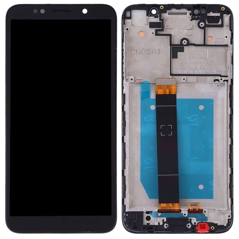 OEM LCD Screen for Huawei Y5 Prime (2018) Digitizer Full Assembly with Frame (Black)