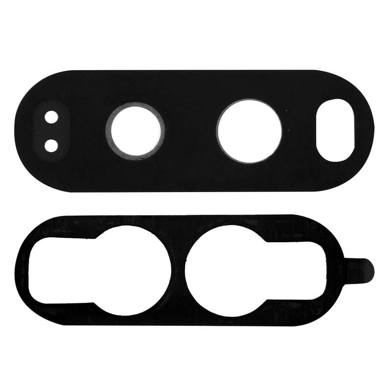 10 PCS Back Camera Lens with Adhesive for LG V20(Black)