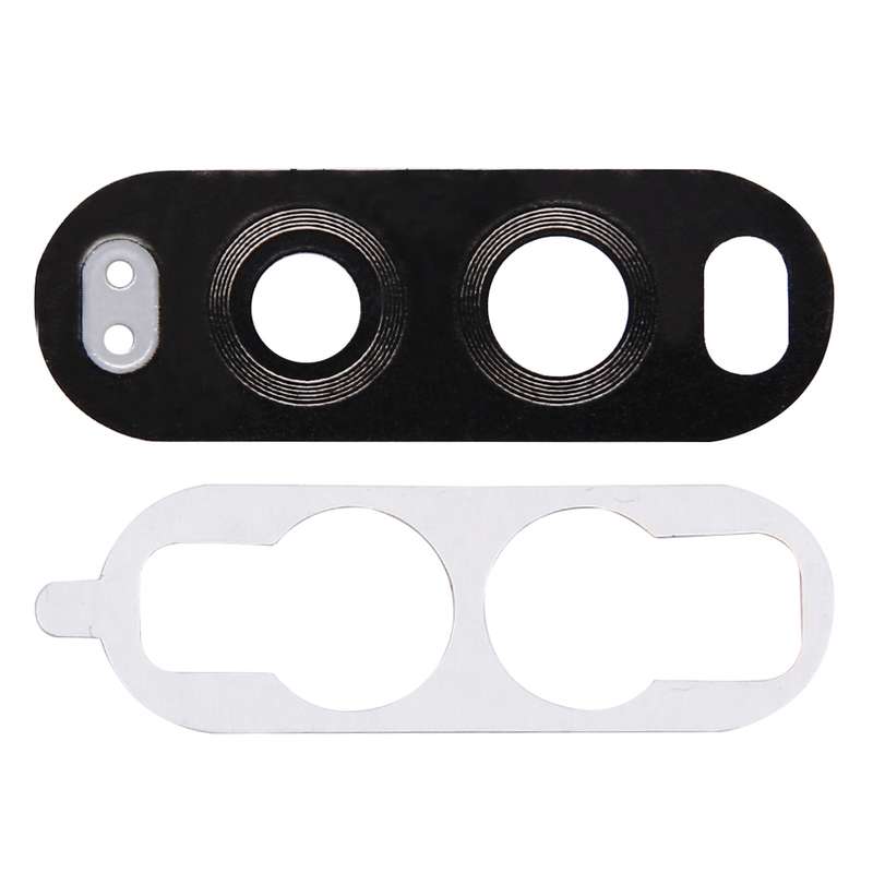 10 PCS Back Camera Lens with Adhesive for LG V20(Black)