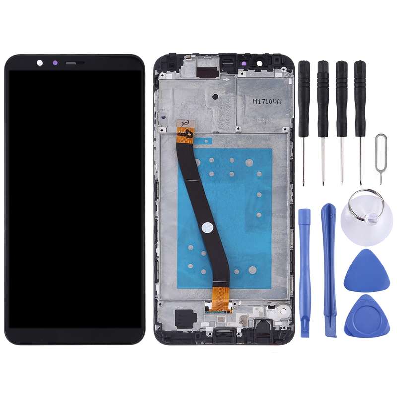 OEM LCD Screen for Huawei Honor 7X Digitizer Full Assembly with Frame (Black)