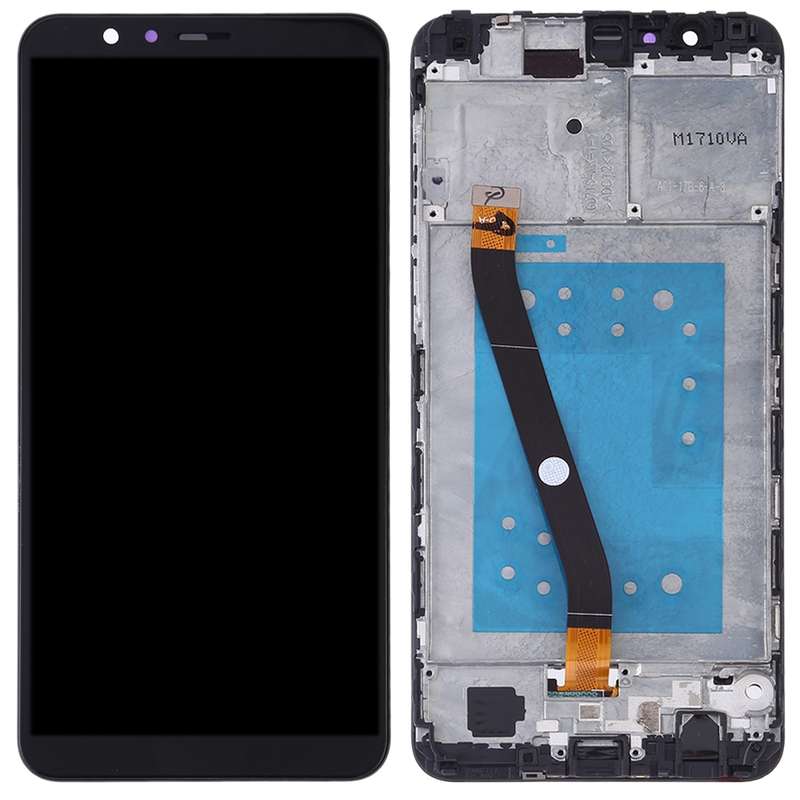 OEM LCD Screen for Huawei Honor 7X Digitizer Full Assembly with Frame (Black)