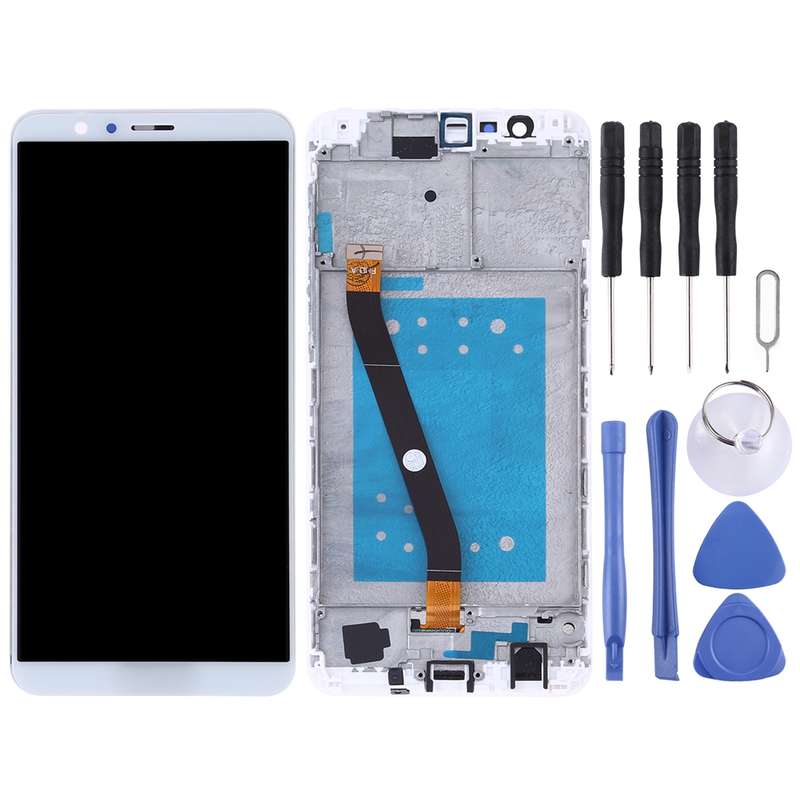 OEM LCD Screen for Huawei Honor 7X Digitizer Full Assembly with Frame (Black)