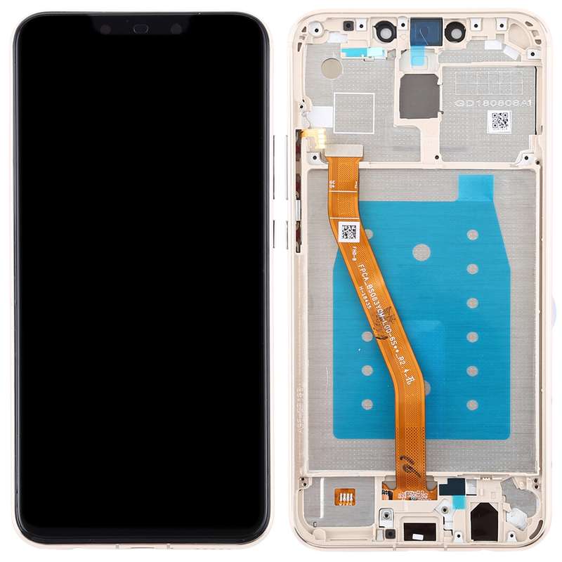 OEM LCD Screen for Huawei Mate 20 Lite / Maimang 7 Digitizer Full Assembly with Frame (Gold)