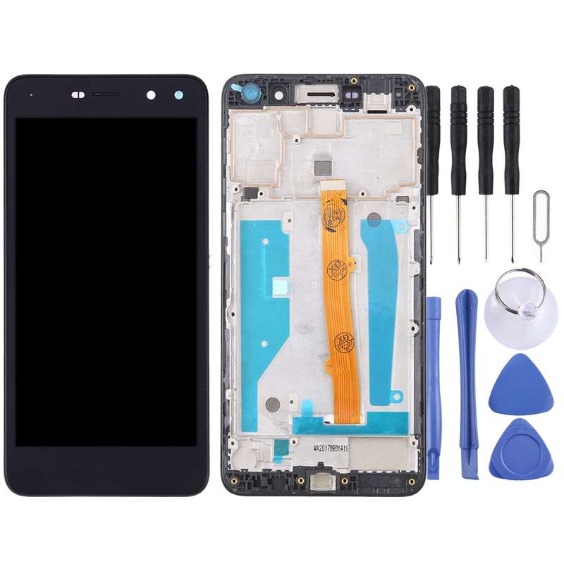 OEM LCD Screen for Huawei Y5 (2017) Digitizer Full Assembly with Frame (Black)