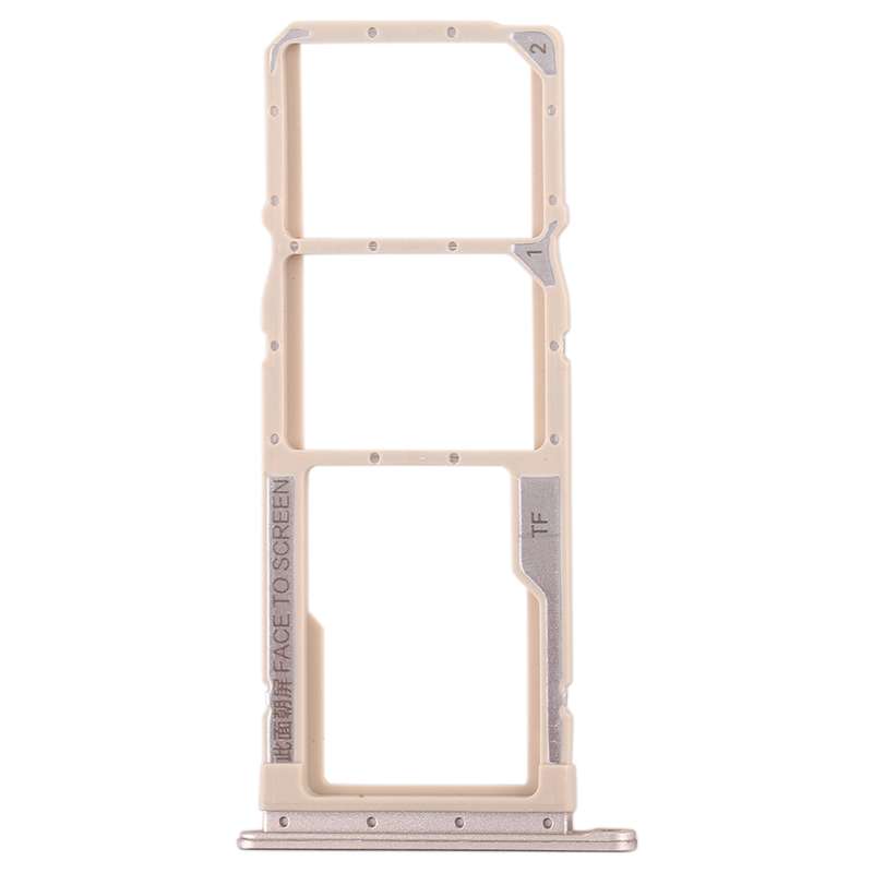 SIM Card Tray + SIM Card Tray + Micro SD Card Tray for Xiaomi Redmi 7A (Black)
