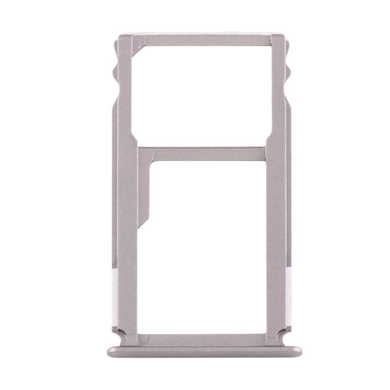 For Huawei Mate S Nano SIM Card Tray + Nano SIM / Micro SD Card Tray (Grey)