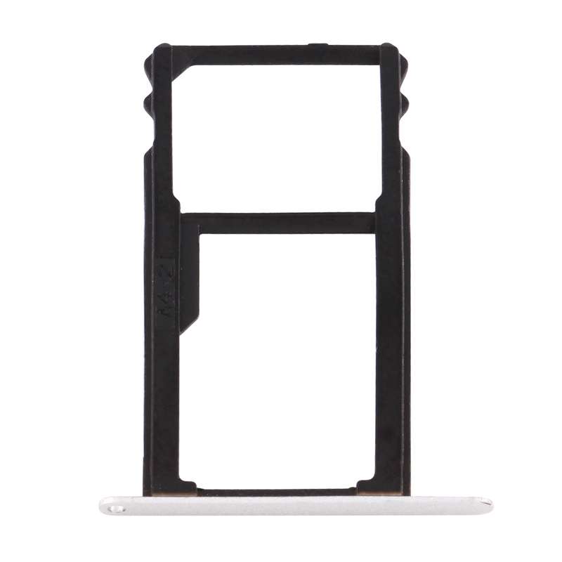 For Huawei Honor 7 Nano SIM Card Tray + Nano SIM / Micro SD Card Tray (Silver)