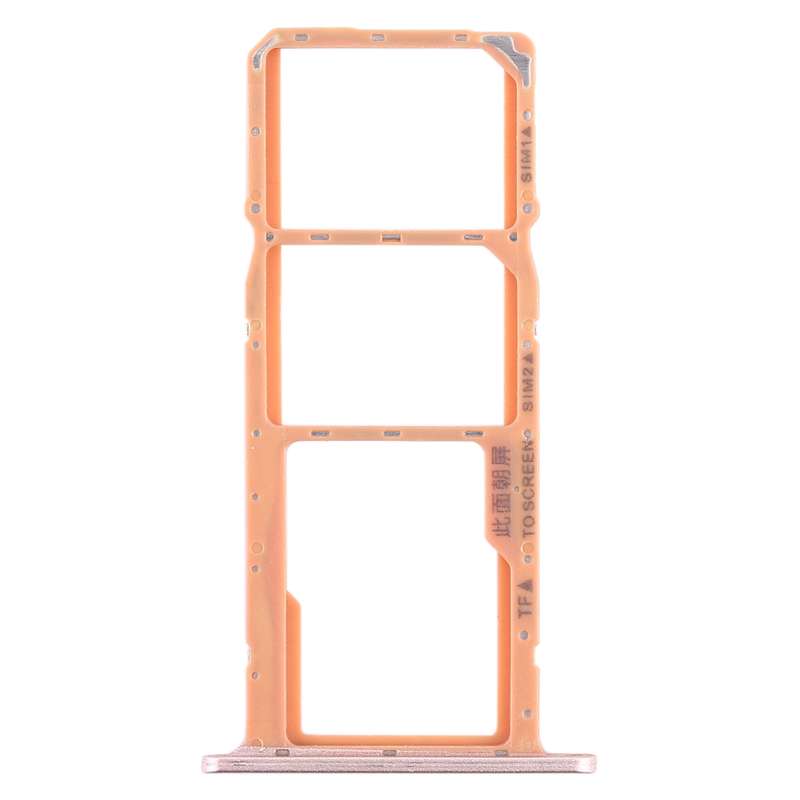 SIM Card Tray + SIM Card Tray + Micro SD Card Tray for Huawei Y5 (2019) (Gold)