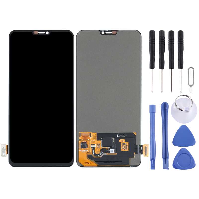 LCD Screen and Digitizer Full Assembly for Vivo X21 In-Display Fingerprint Scanning(Black)