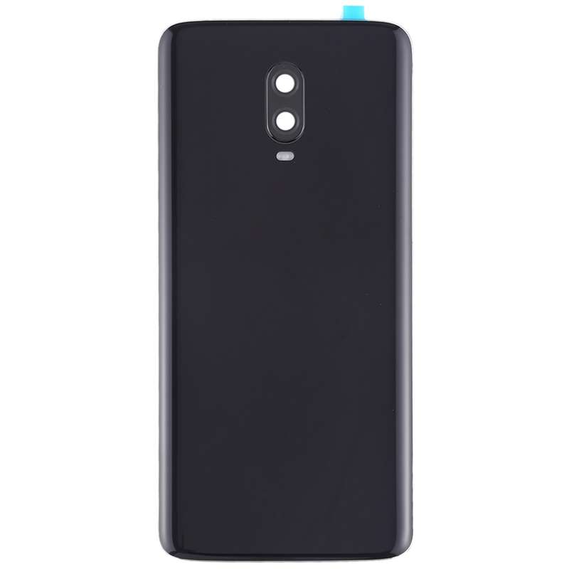 For OnePlus 6T Original Battery Back Cover with Camera Lens (Frosted Black )