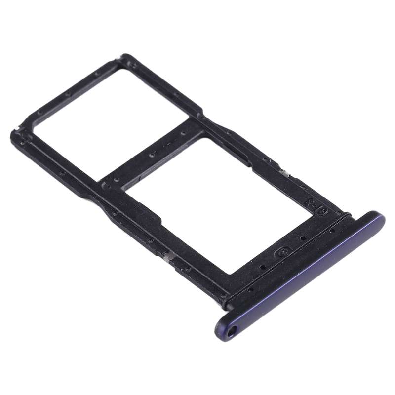 SIM Card Tray + SIM Card Tray / Micro SD Card Tray for Huawei Honor 9X / Honor 9X Pro(Dark Blue)