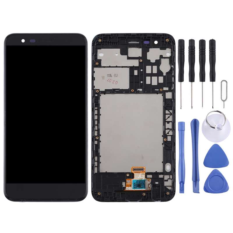 TFT LCD Screen for LG K30 / K10 (2018)/ X410 Digitizer Full Assembly with Frame (Black)