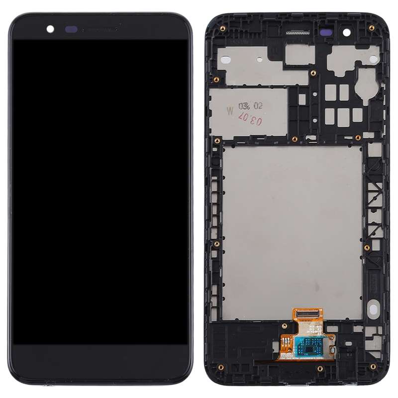 TFT LCD Screen for LG K30 / K10 (2018)/ X410 Digitizer Full Assembly with Frame (Black)