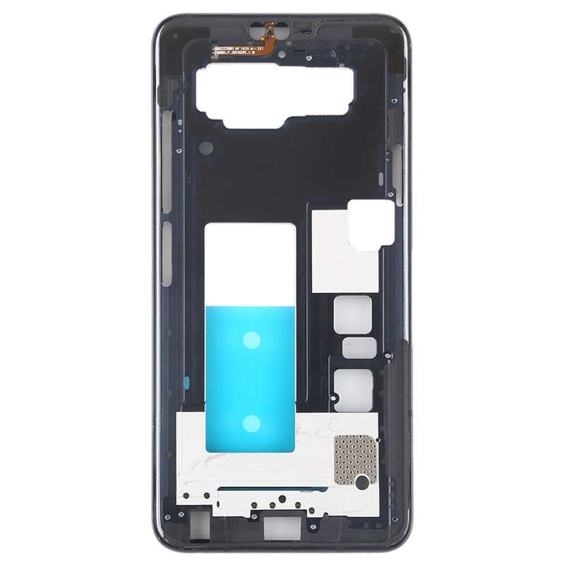 Front Housing LCD Frame Bezel Plate for LG V40 ThinQ (Black)
