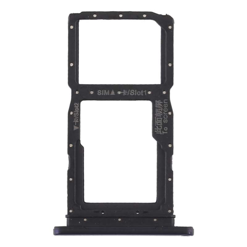 SIM Card Tray + SIM Card Tray / Micro SD Card Tray for Huawei Honor 9X Pro (Purple)