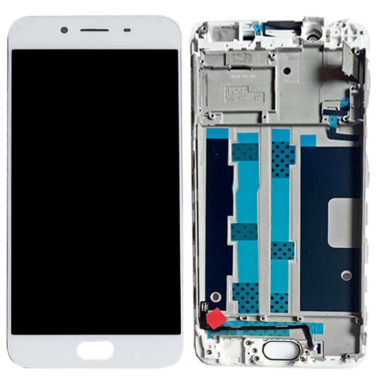 For OPPO R9s LCD Screen (TFT) + Touch Panel with Frame(Black)