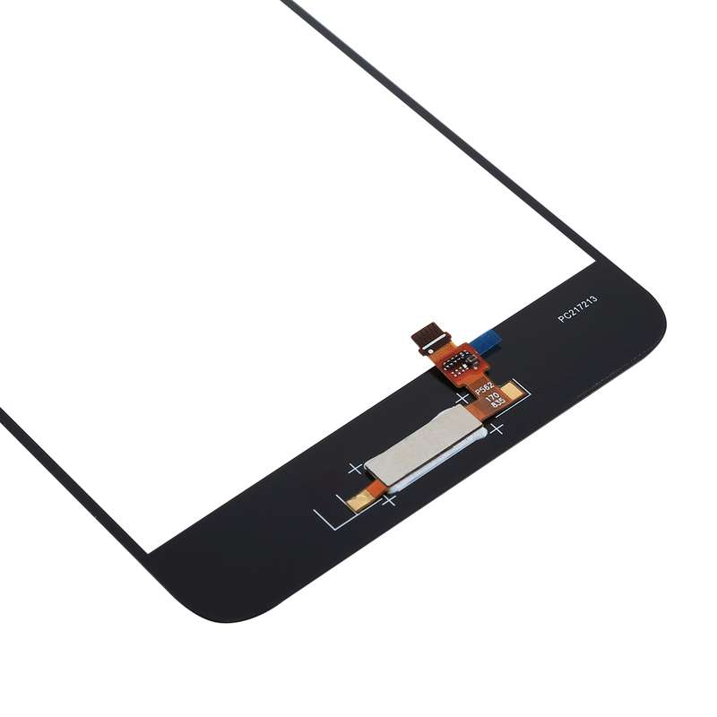 For Huawei P10 Plus Front Screen Outer Glass Lens, Support Fingerprint Identification (Black)