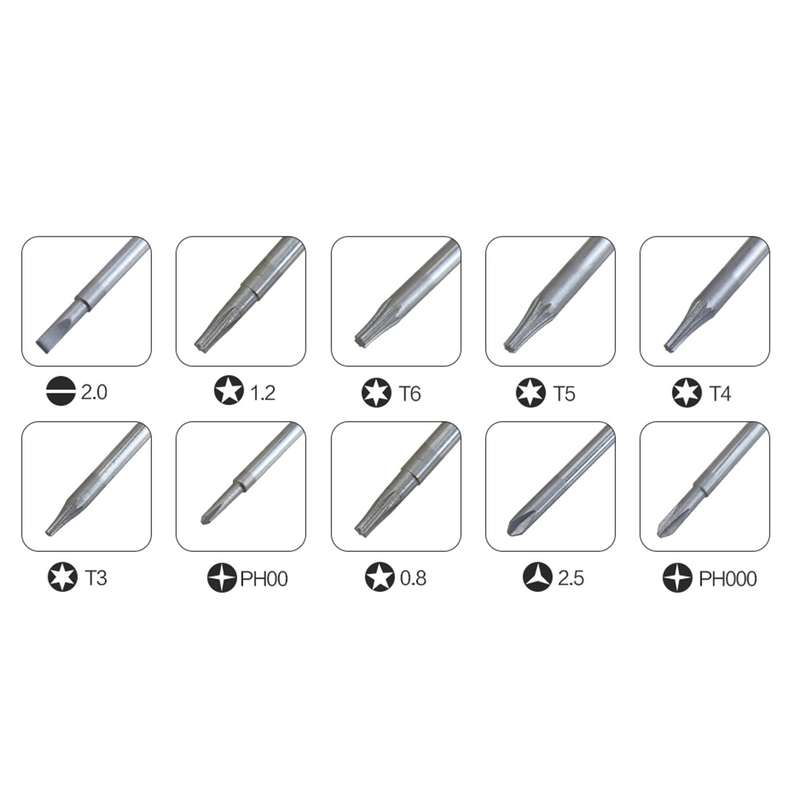 10 in 1 BEST BST-8800E Repair Tool Precision Multi-purpose Magnetic Screwdriver Set
