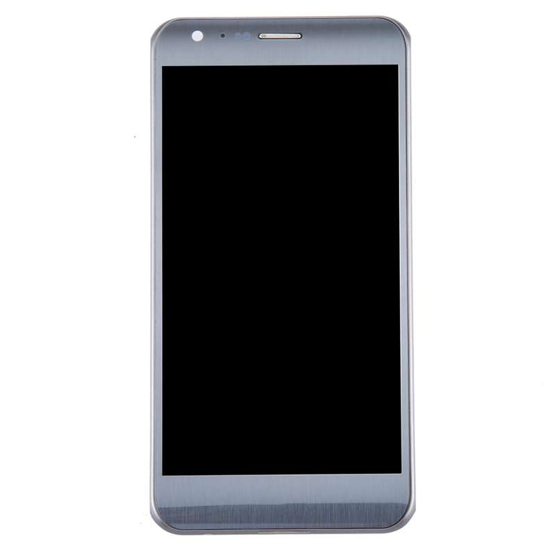 Original LCD Screen for LG X Cam / K580 / K580I / K580Y Digitizer Full Assembly with Frame (Silver)