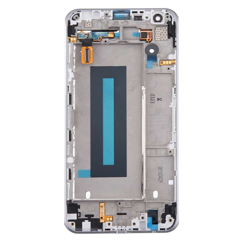 Original LCD Screen for LG X Cam / K580 / K580I / K580Y Digitizer Full Assembly with Frame (Silver)