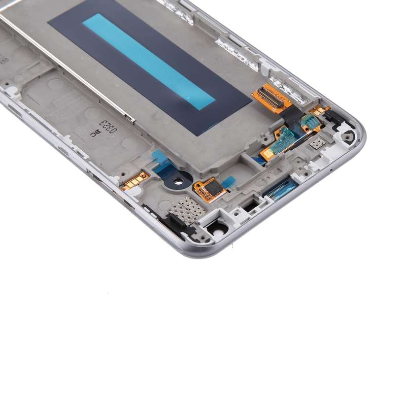 Original LCD Screen for LG X Cam / K580 / K580I / K580Y Digitizer Full Assembly with Frame (Silver)