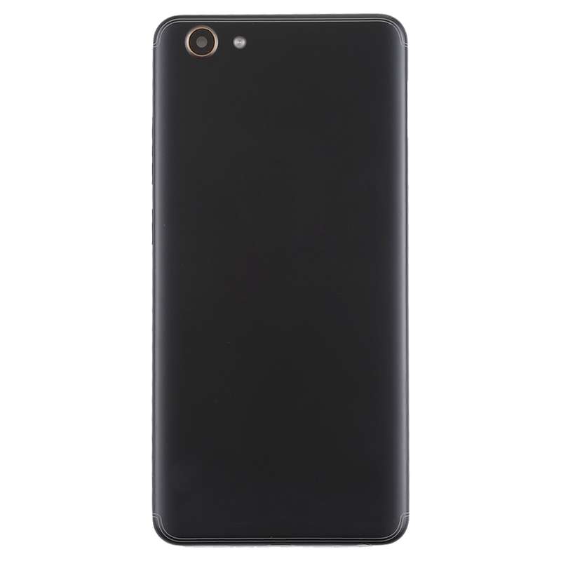 For Vivo Y71 Back Cover with Camera Lens Side Keys (Black)