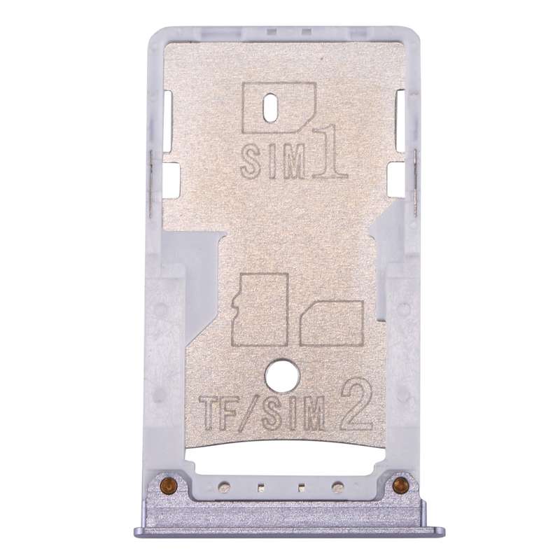 For Xiaomi Mi Max SIM & SIM / TF Card Tray(Silver)