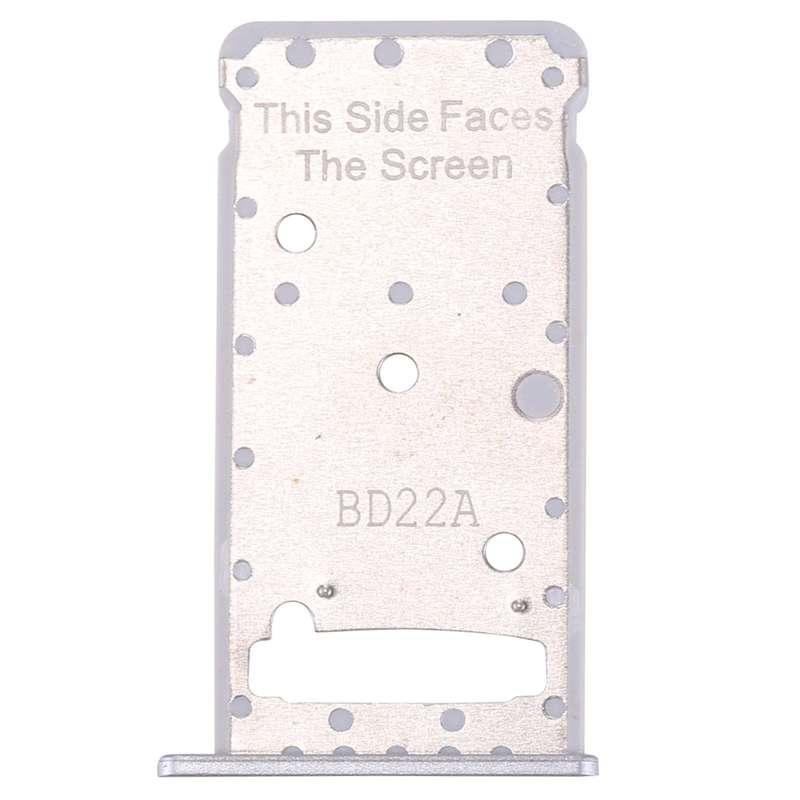 For Huawei Enjoy 7 Plus / Y7 Prime SIM Card Tray & SIM / Micro SD Card Tray(Dark Blue)
